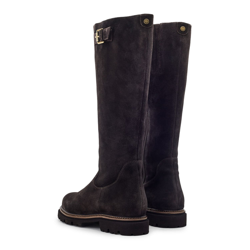 Raleine Dark Brown Suede Boots