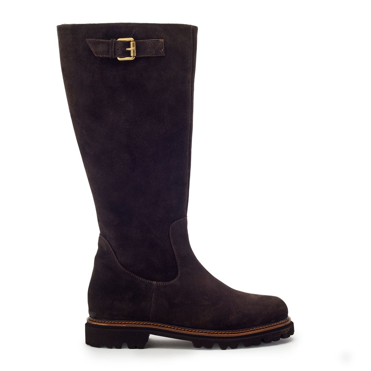 Raleine Dark Brown Suede Boots