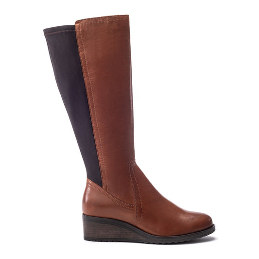 Rayna Tan Leather Boots