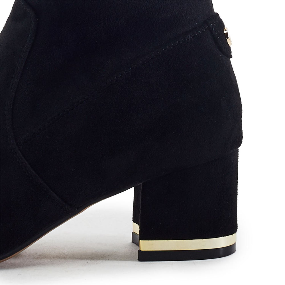 Raziel Black Alcantara Boots