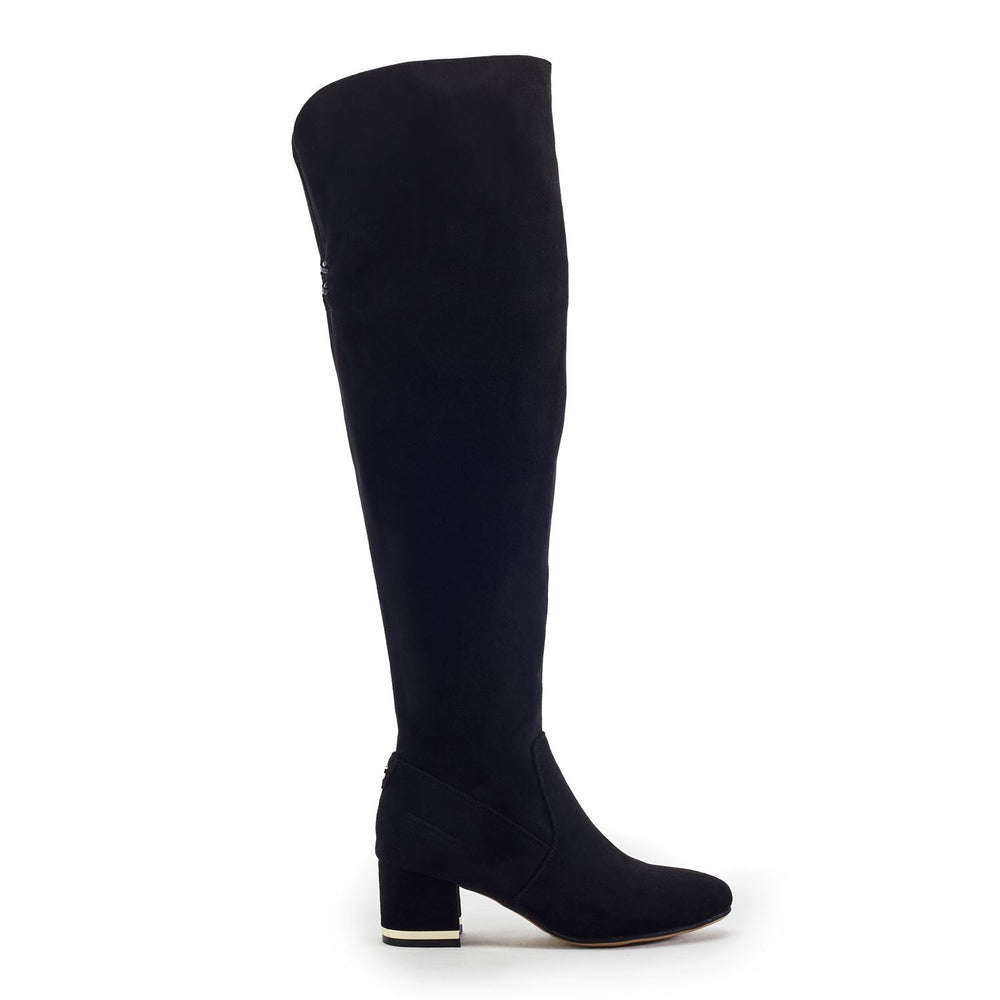 Raziel Black Alcantara Boots