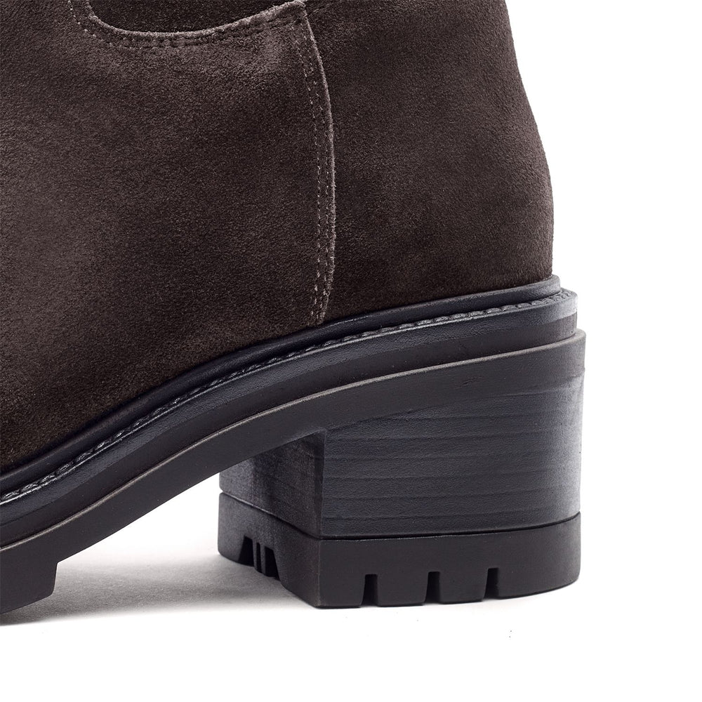 Reesana Brown Suede Boots