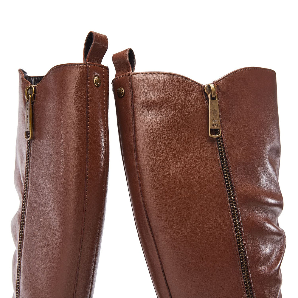 Riez Tan Leather Boots