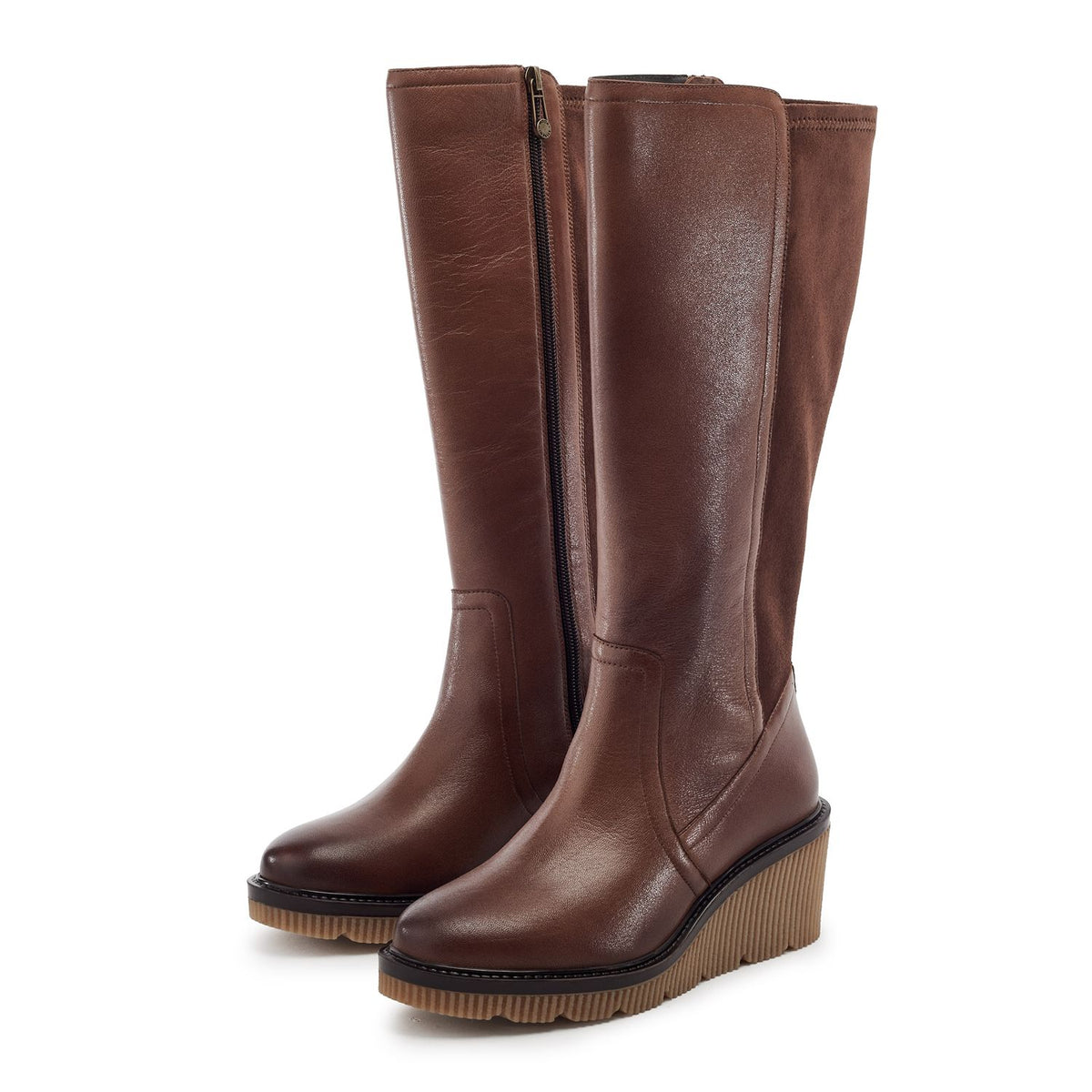 Rosemarey Tan Leather Boots