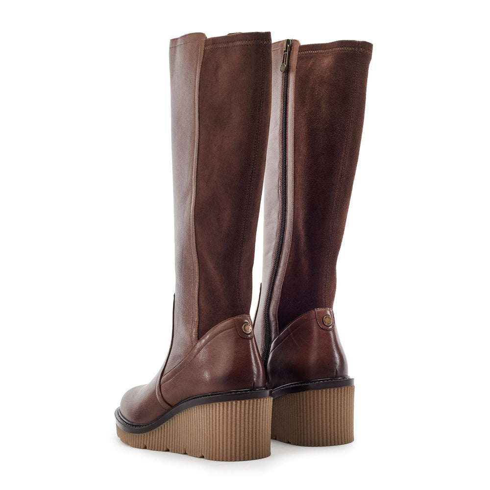 Rosemarey Tan Leather Boots