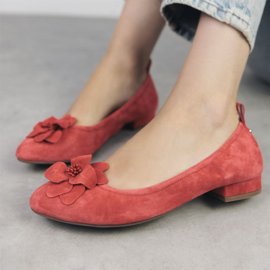 Rosemary Red Suede Shoes