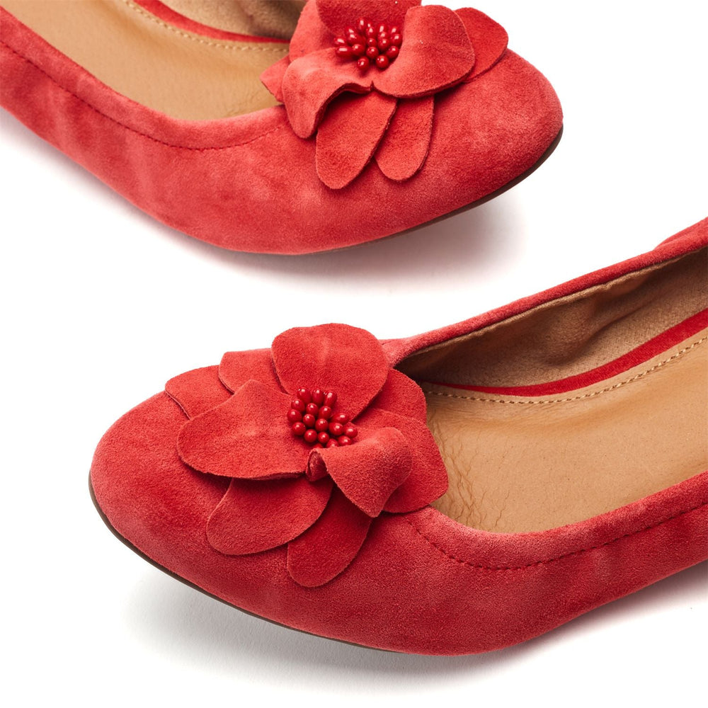 Rosemary Red Suede Shoes