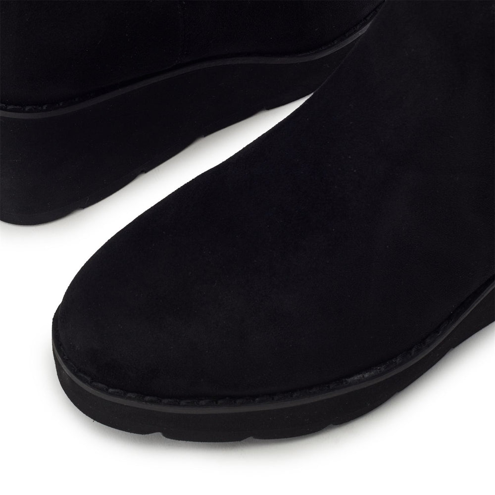 Rounia Black Alcantara Boots
