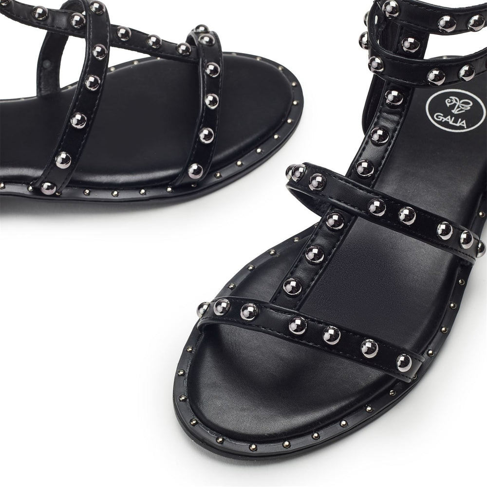 Saffire Black Porvair Sandals