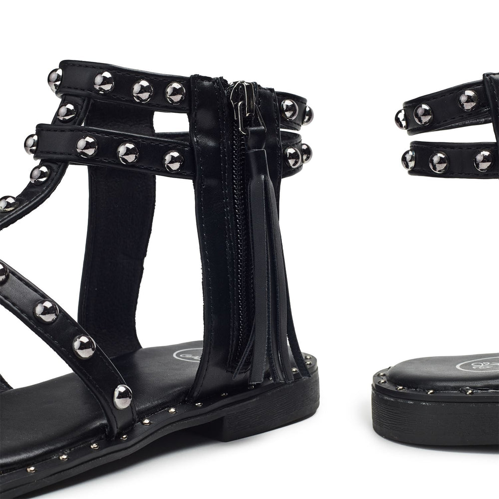 Saffire Black Porvair Sandals