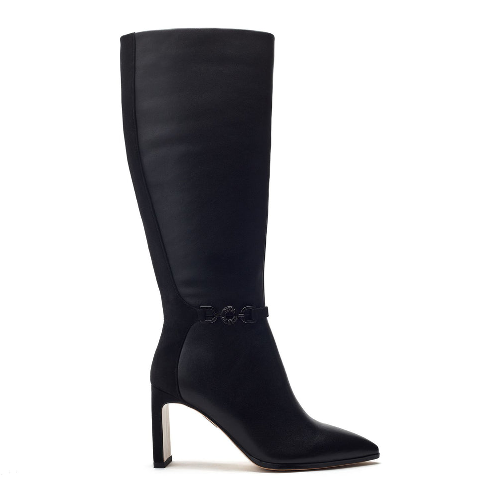 Sakanay Black Leather Boots