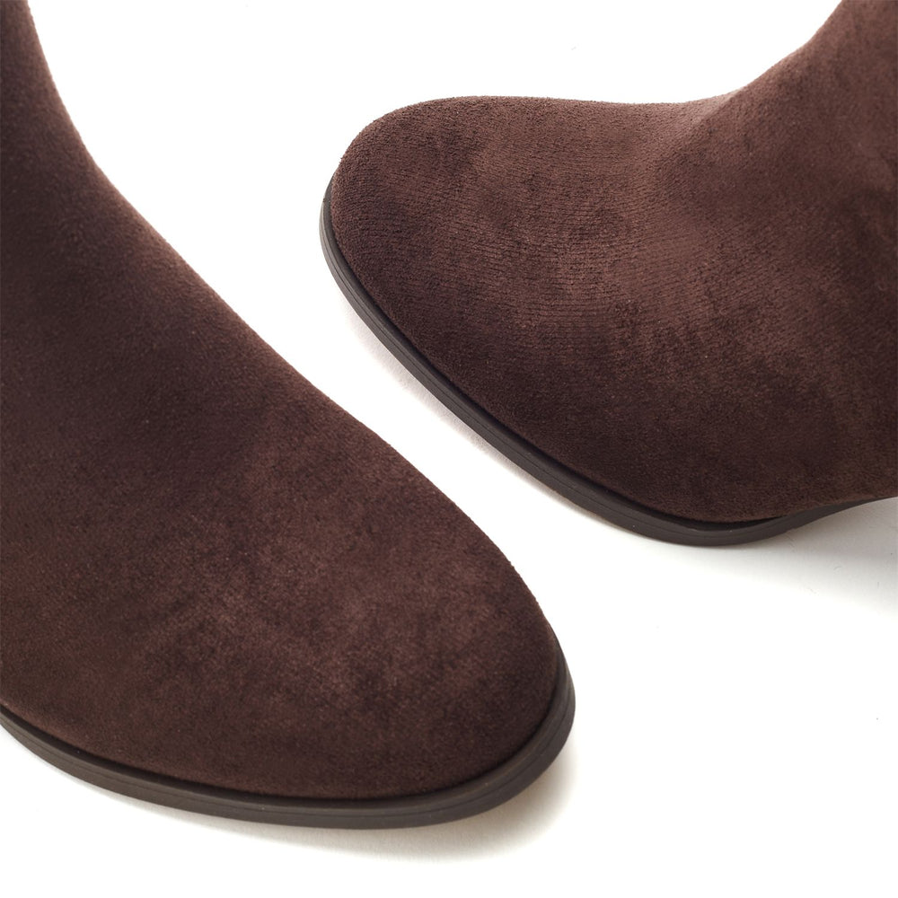 Sameena Dark Brown Porvair Boots