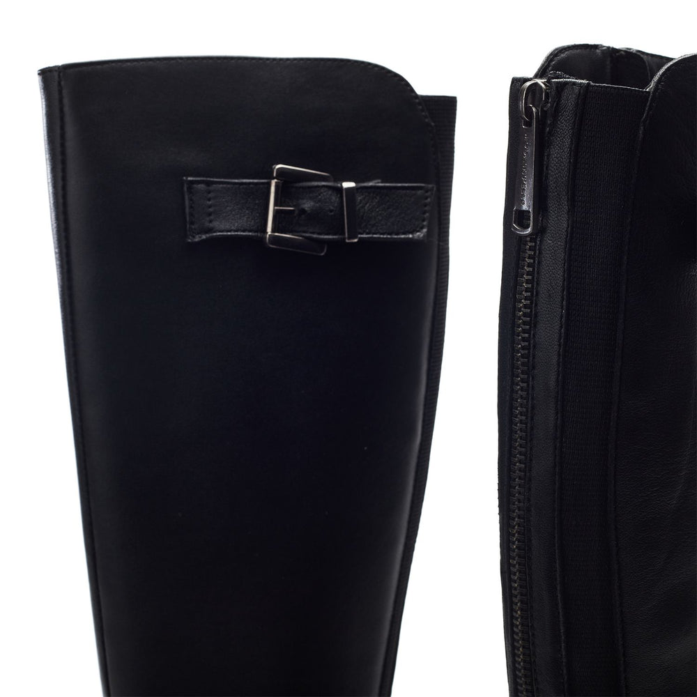 Sansho Black Leather Boots