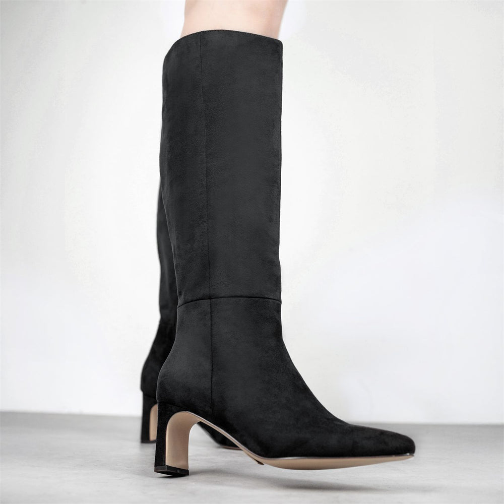 Santi Black Alcantara Alcantara Boots