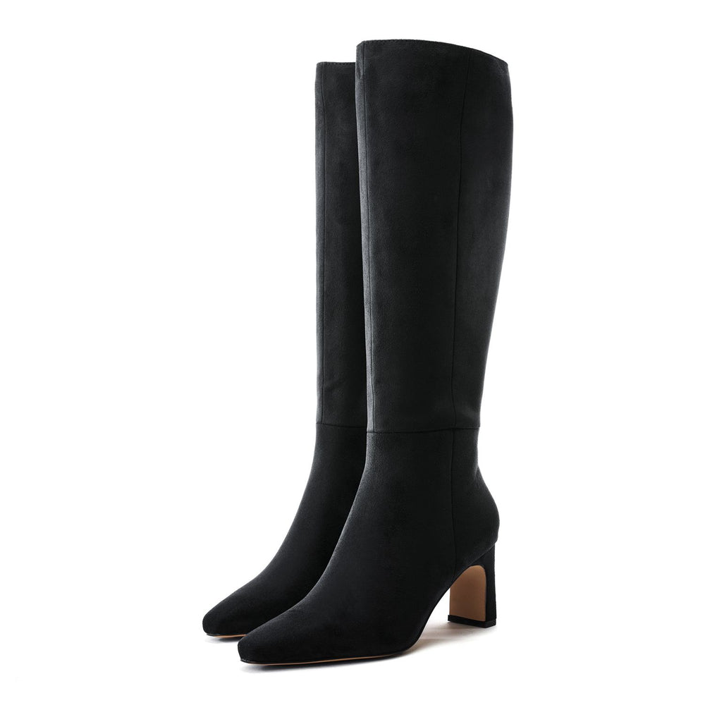 Santi Black Alcantara Alcantara Boots