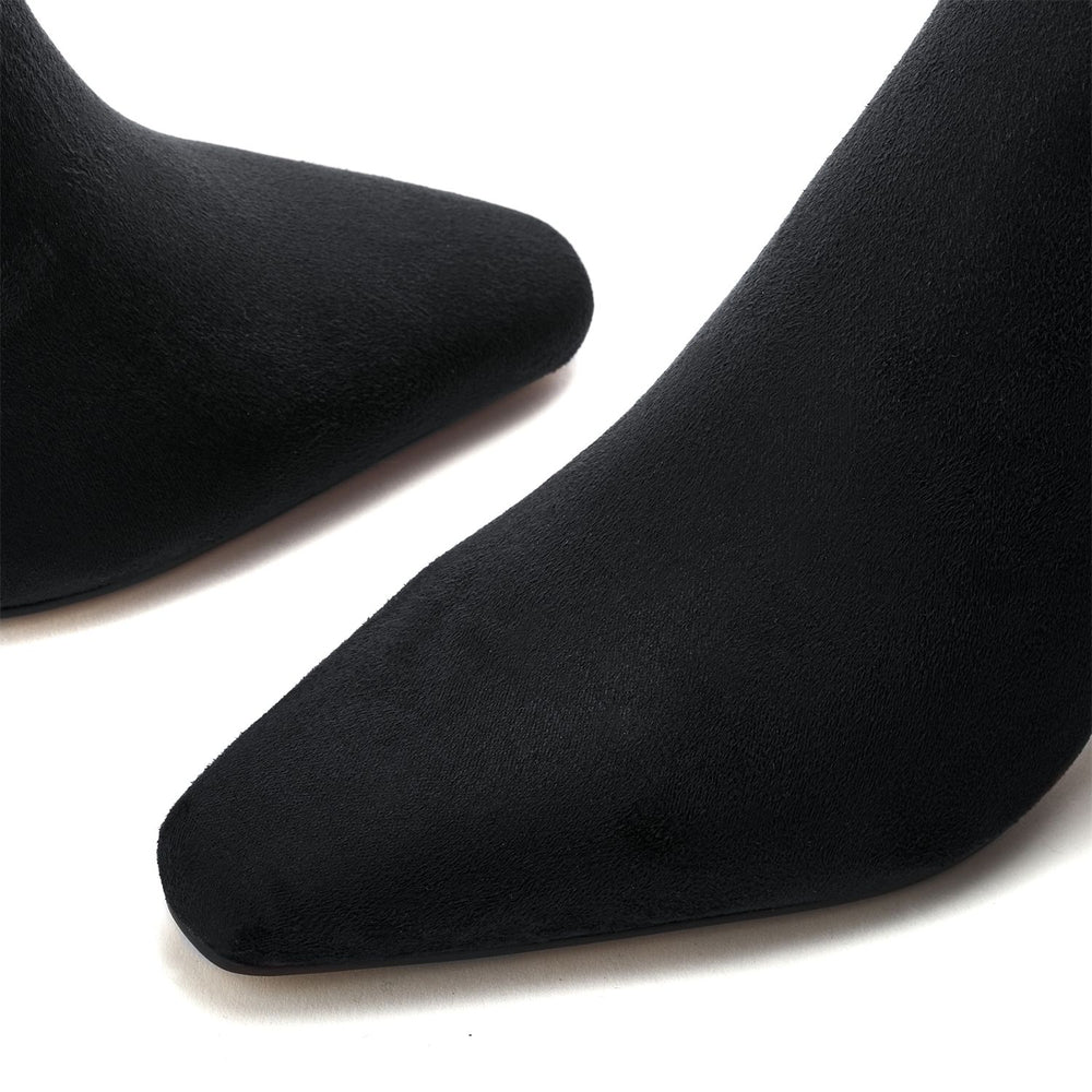 Santi Black Alcantara Alcantara Boots