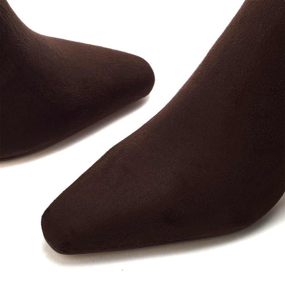 Santi Brown Alcantara Boots