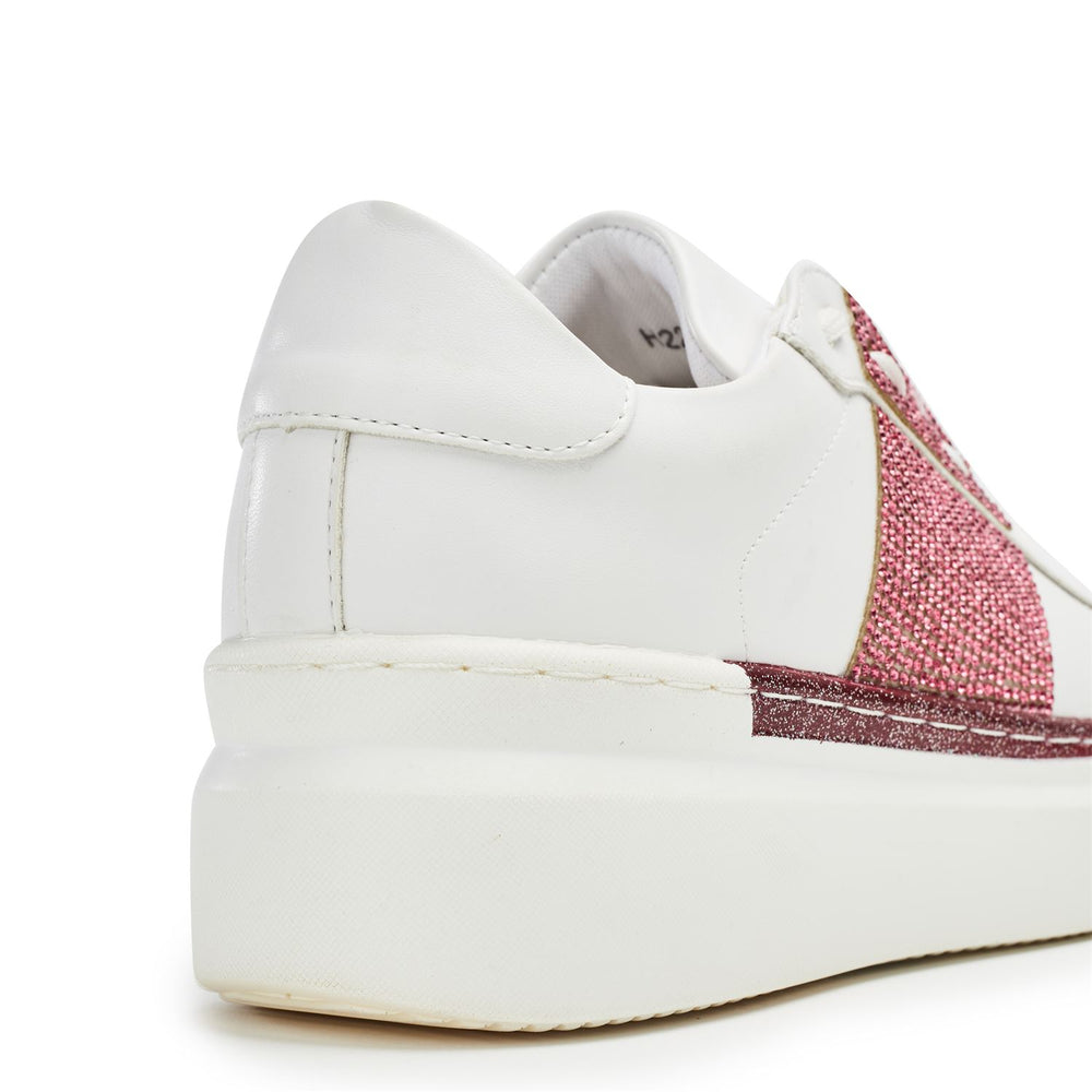 Sanyra Red Porvair Trainers