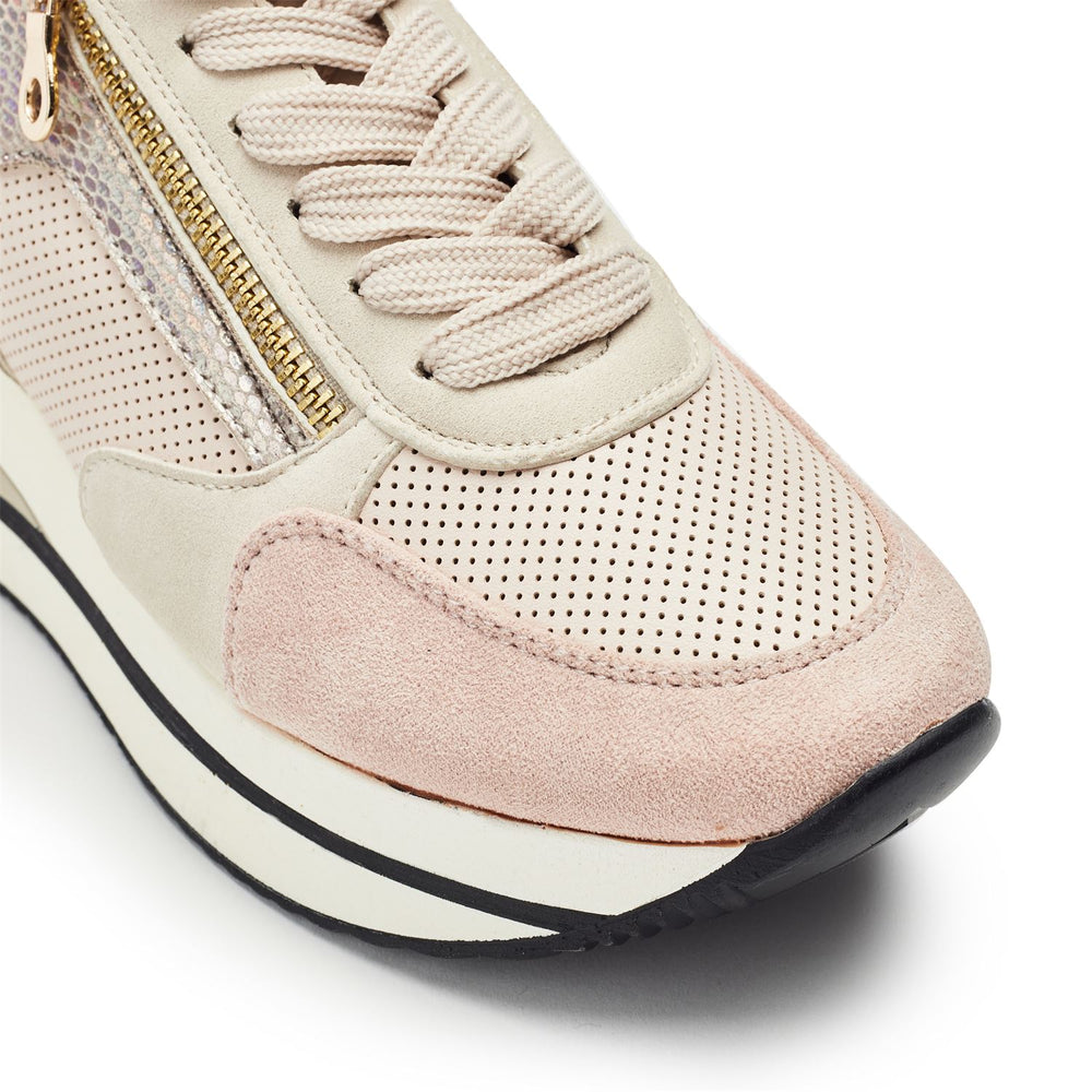 Saralie Pink Porvair Trainers