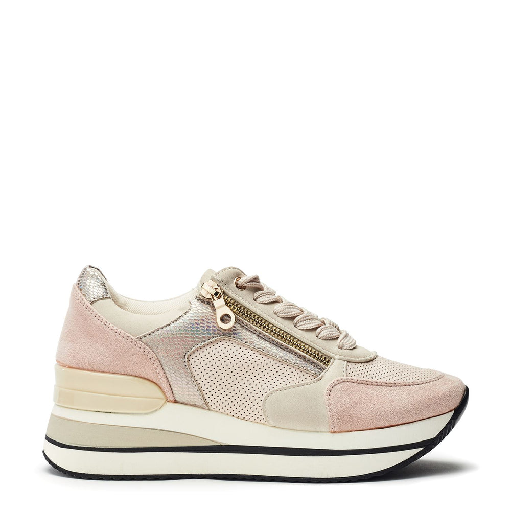 Saralie Pink Porvair Trainers
