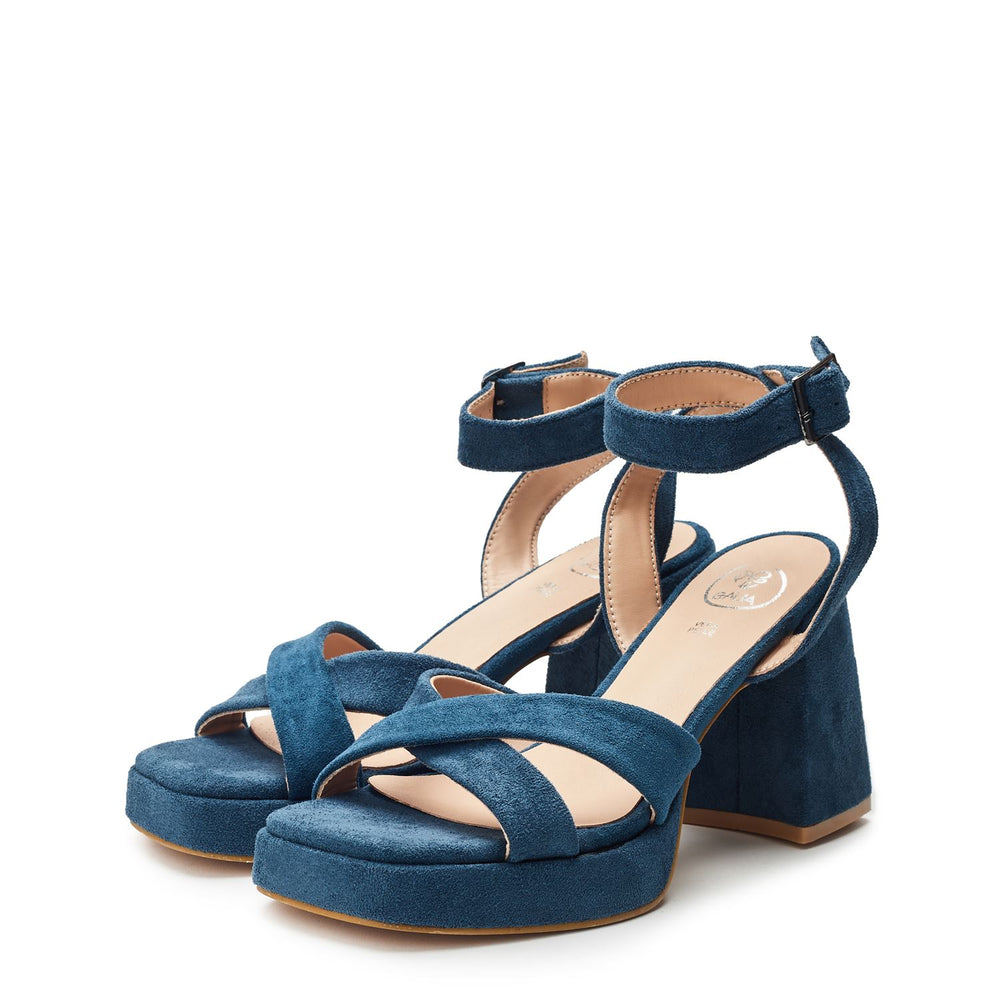 Sarie Blue Porvair Sandals