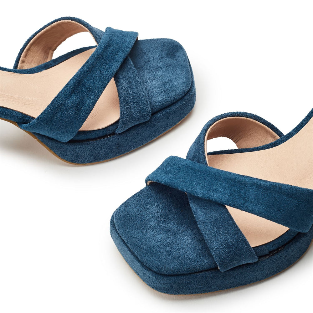 Sarie Blue Porvair Sandals
