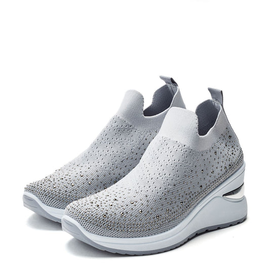Savina Grey Porvair Trainers