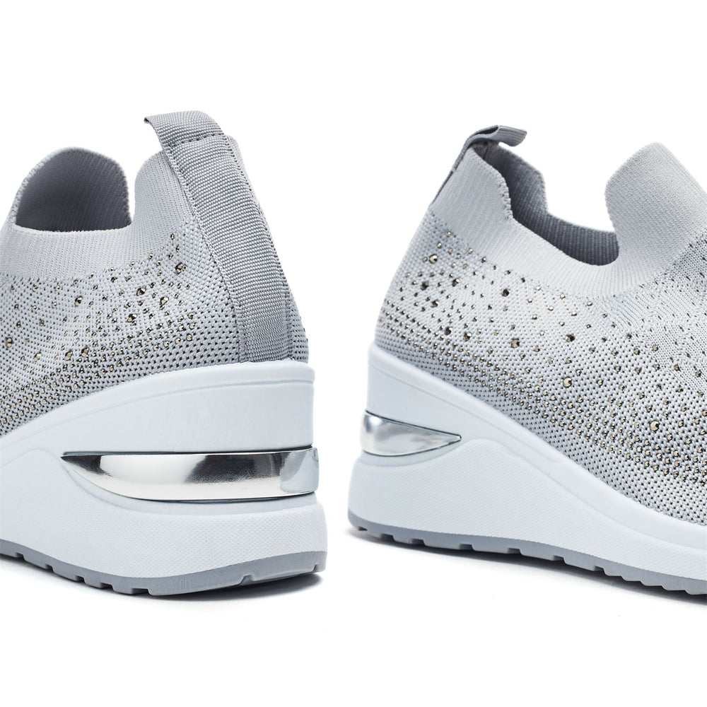 Savina Grey Porvair Trainers