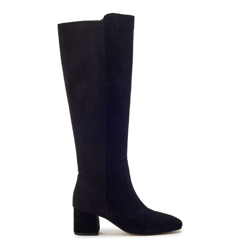 Serrafina Black Suede Boots