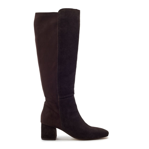 Serrafina Dark Brown Suede Boots