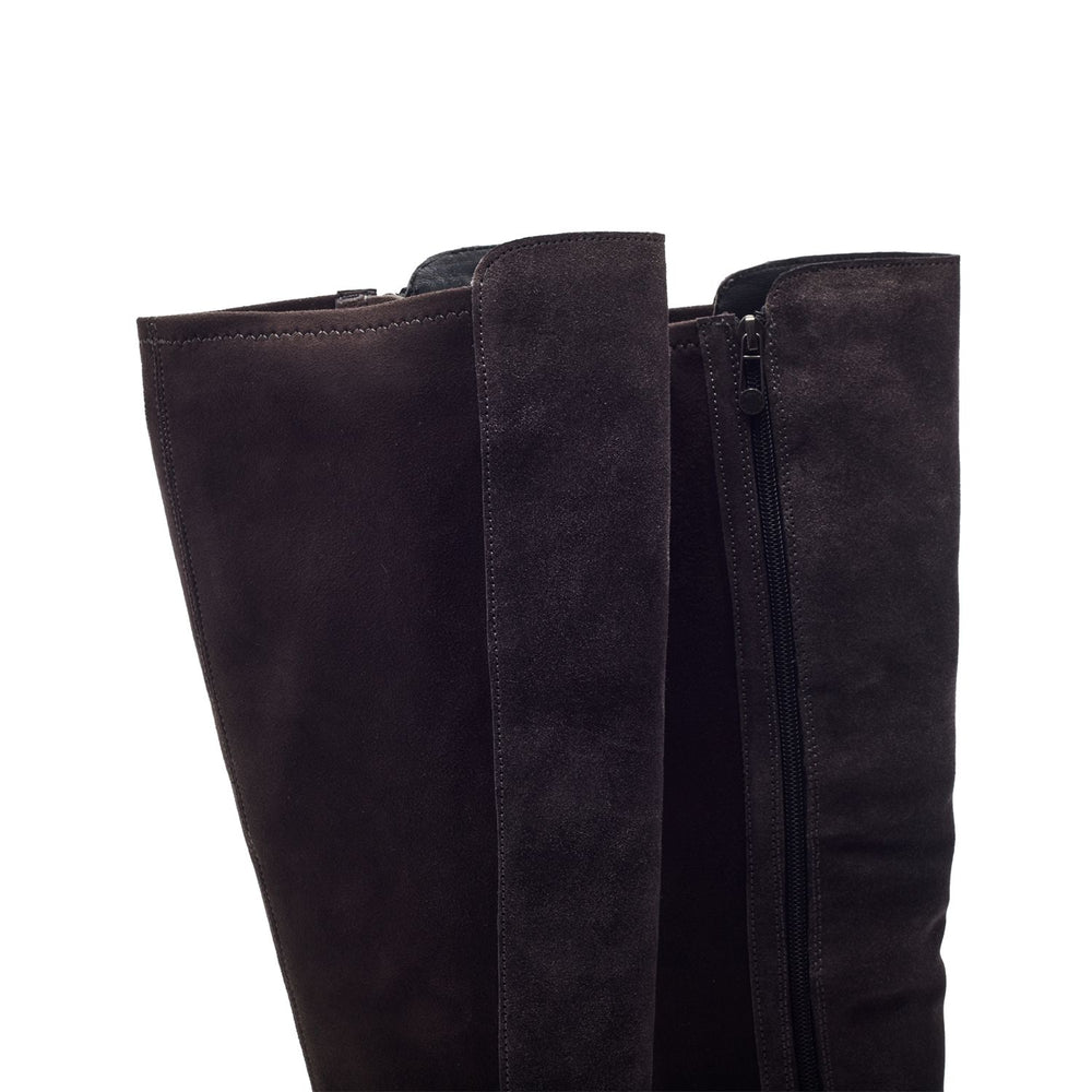 Serrafina Dark Grey Suede Boots
