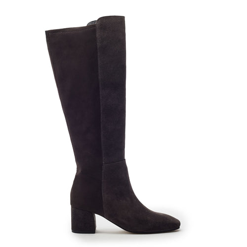 Serrafina Dark Grey Suede Boots