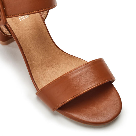 Sevina Camel Porvair Sandals