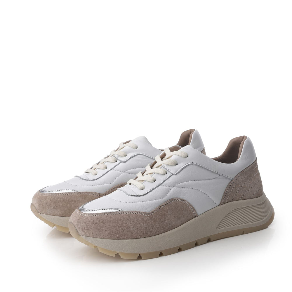 Sh Adaggio White Leather Trainers