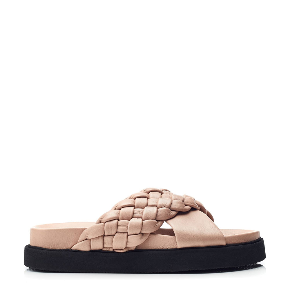 Sh Aimee Taupe Leather Sandals