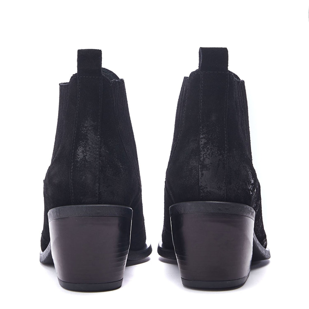 Sh Alto Black Suede Boots