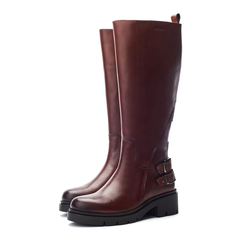 Sh Andi Tan Leather Boots