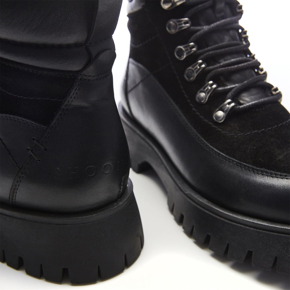 Sh Anello Black Leather Boots