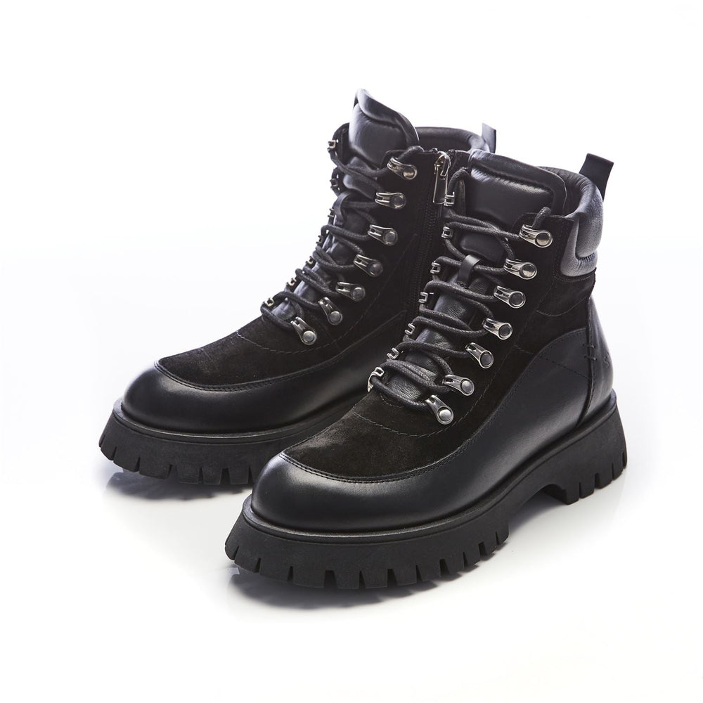 Sh Anello Black Leather Boots