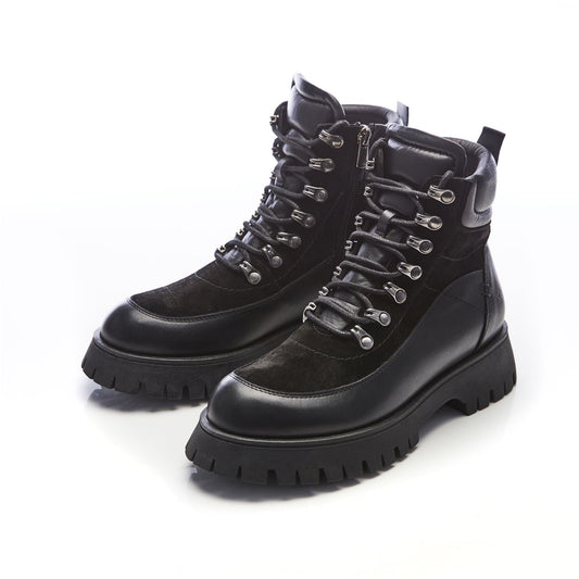 Sh Anello Black Leather Boots