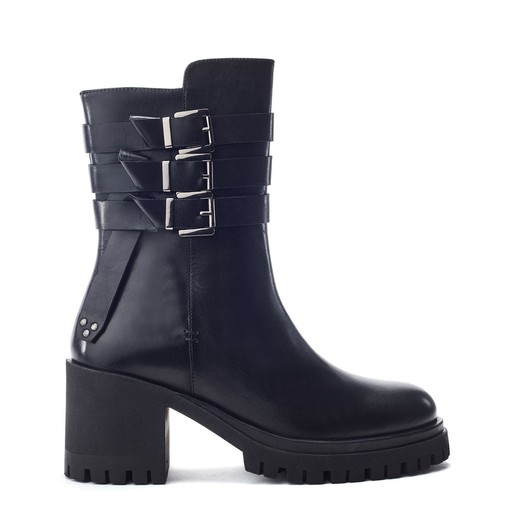 Sh Ariss Black Leather Boots