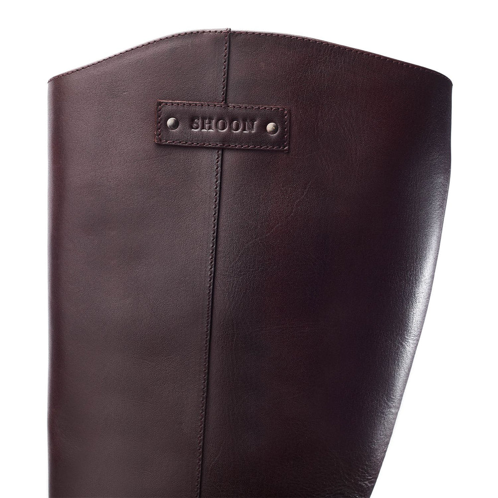 Sh Arran Burgundy Leather Boots