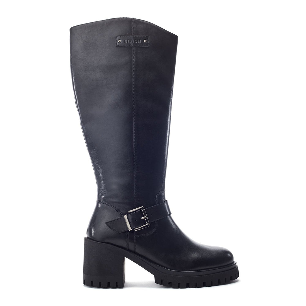 Sh Arran Black Leather Boots