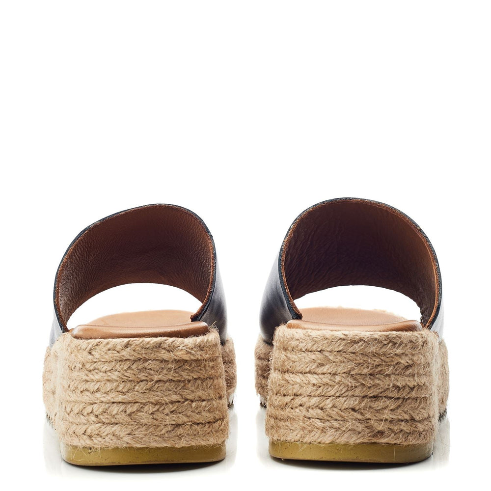 Sh Astrid Black Leather Sandals