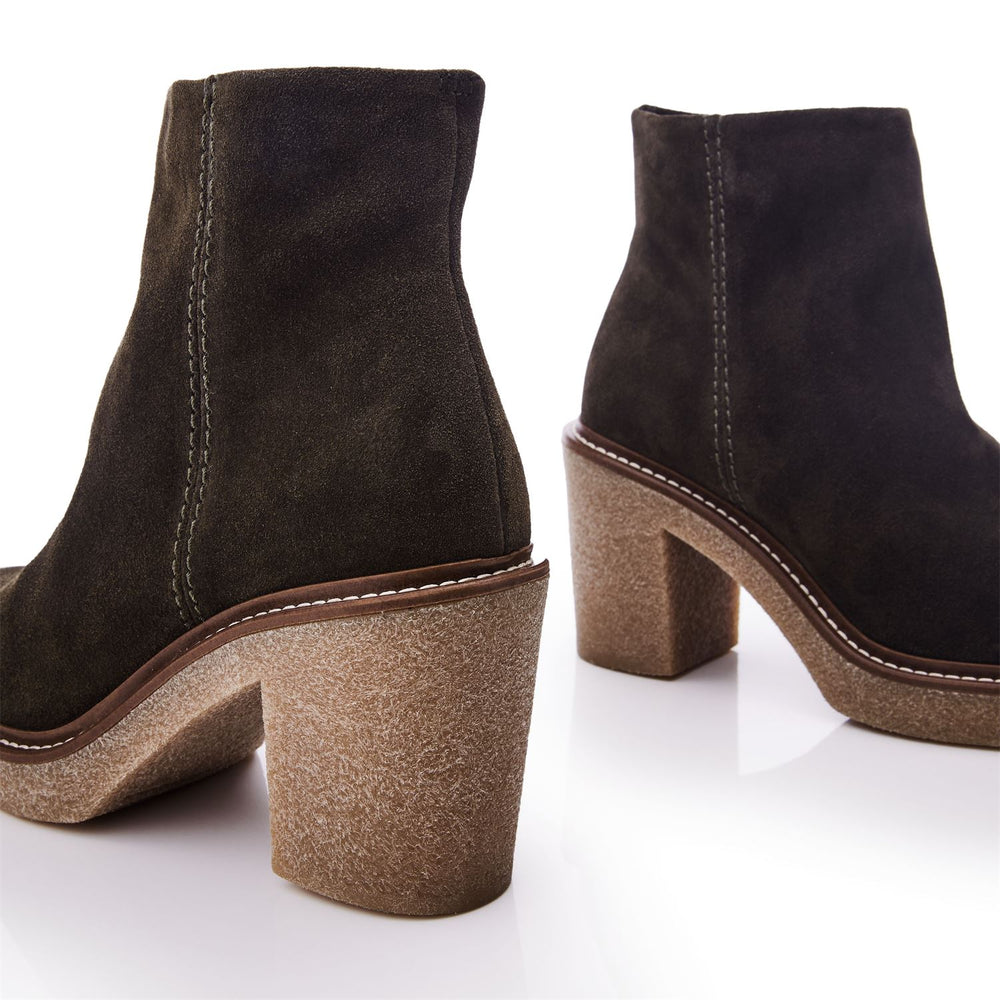 Sh Casero Olive Suede Boots
