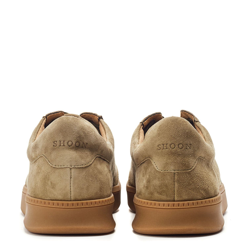 Sh Ember Light Green Suede Trainers