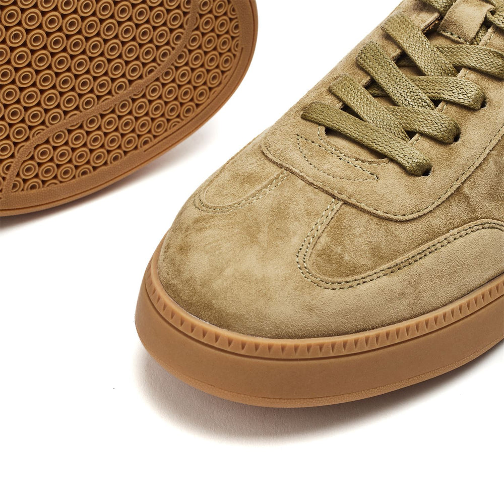 Sh Ember Light Green Suede Trainers