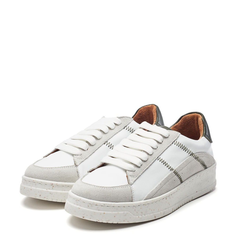 Sh Emery White Leather Trainers
