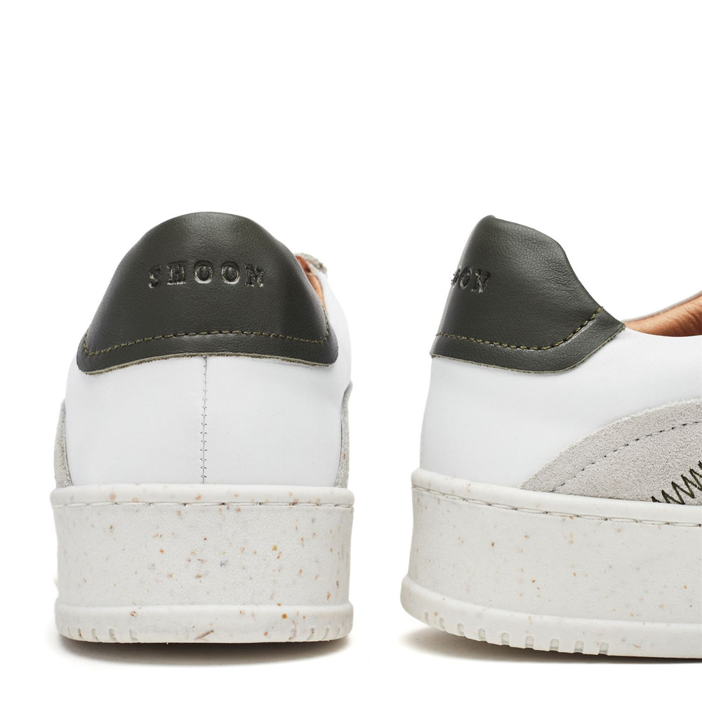 Sh Emery White Leather Trainers