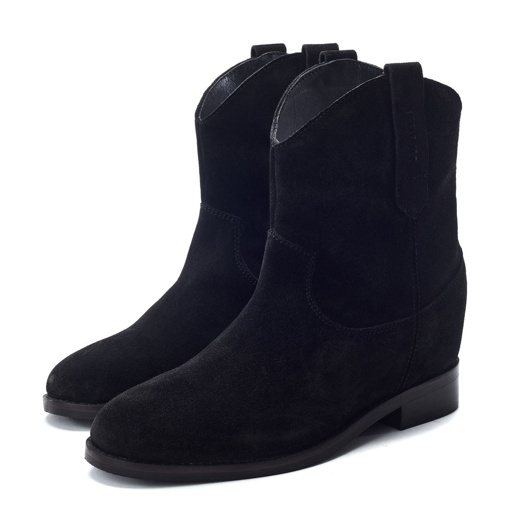 Sh Gallop Black Suede Boots